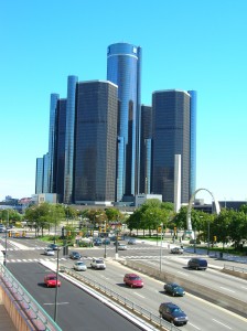 General Motors headquarters in Detroit, Mich.