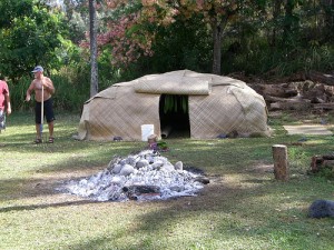 Sweat lodge survivor Pictured: A sweat lodge in Hawaii. Many cultures have used sweat lodges for centuries, but they are very selective about the materials used. Image from Flickr.
