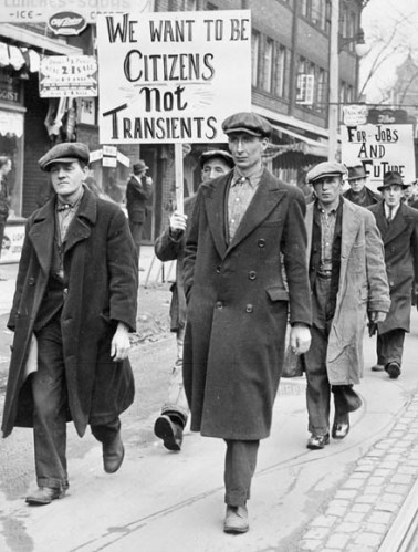unemployment march (Photo courtesy of wikimedia.org)