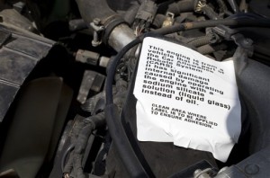 Cash for Clunkers Don't do this to your car. Take care of it so dealers can benefit! (Photo: huffingtonpost.com)