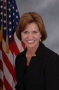 Lynn Jenkins is holding on for a white knight beneath white sheets Rep. Lynn Jenkins of Kansas' 2nd District. He wants a "Great White Hope" to counter Obama's black ways, apparently (Photo: commons.wikimedia.org)