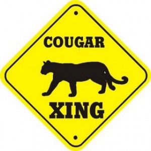cougar crossing Watch out, cubs! You may not be getting or giving what you bargained for. (Photo: stayawayfromtools.blogspot.com)