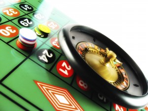 roulette wheel Credit card companies gamble with the risk of bankrupcy (photo by Freerangestock.com)