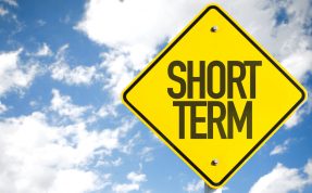 short term loans street sign